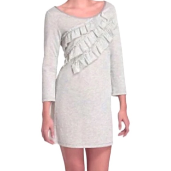 $128 Anthropologie Chemise Small 2 4 Grey French Terry Dress Cotton Nightie NWT - Picture 8 of 13